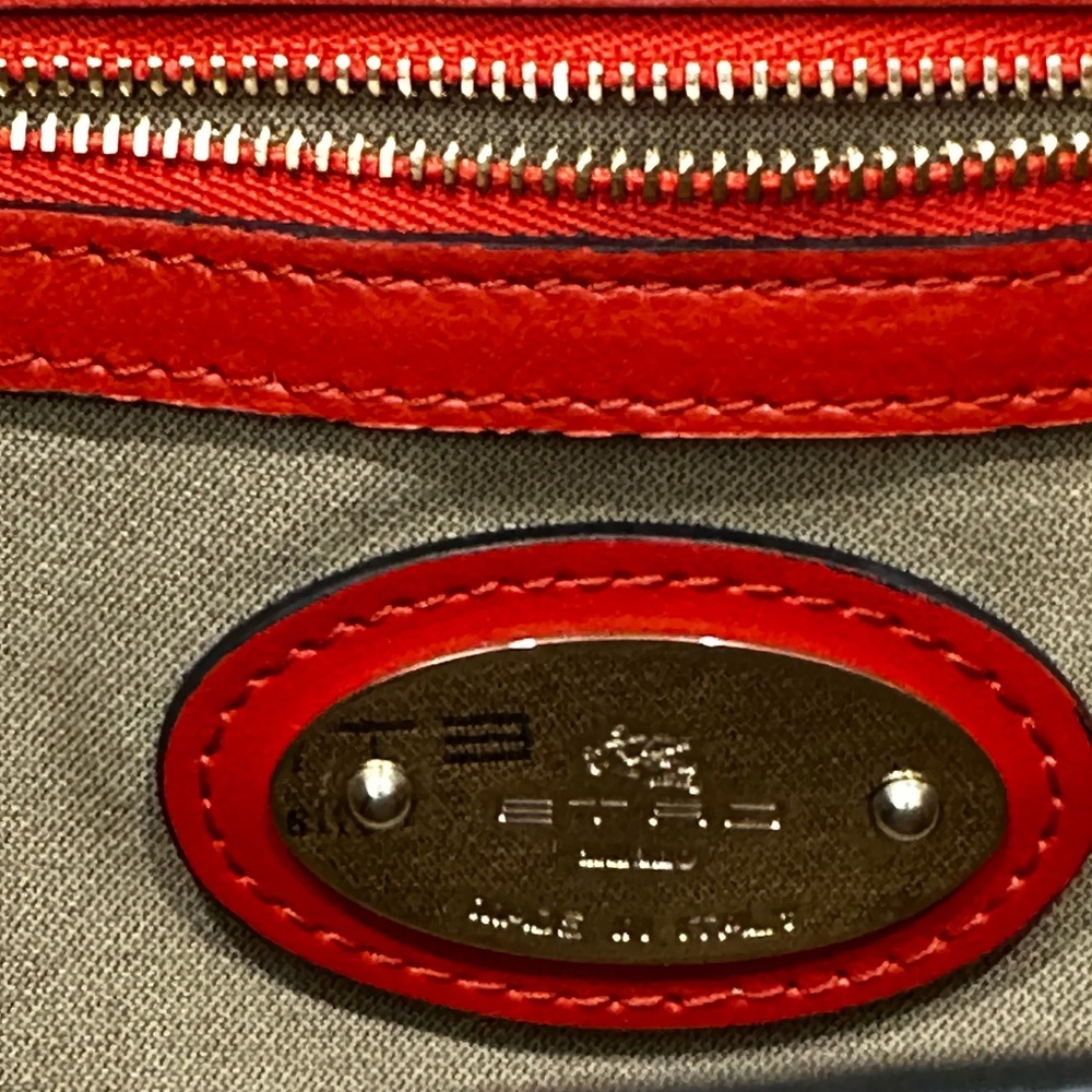 Etro Milano Birds & Baroque Print Leather Chain Bag – Made in Italy - Picture 14 of 15
